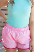 Pink on Pink Athletic Shorts