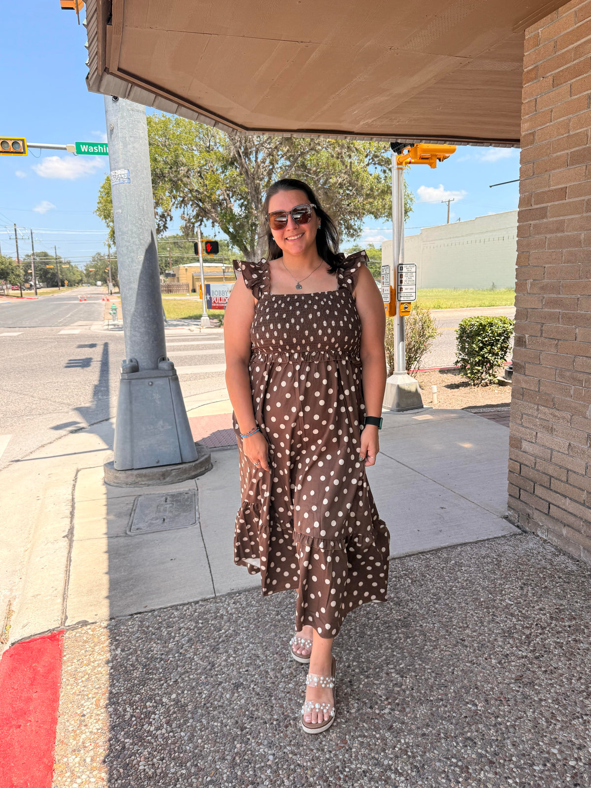 Sterling Kreek Polka Dot Dress